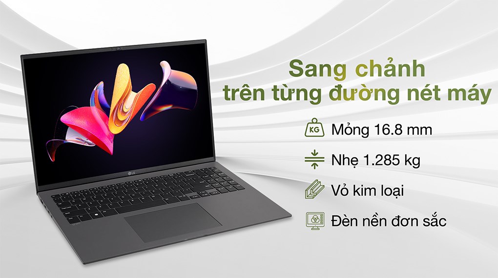 Laptop LG gram 2022 i7 1260P/16GB/512GB/Win11 (16Z90Q-G.AH76A5)