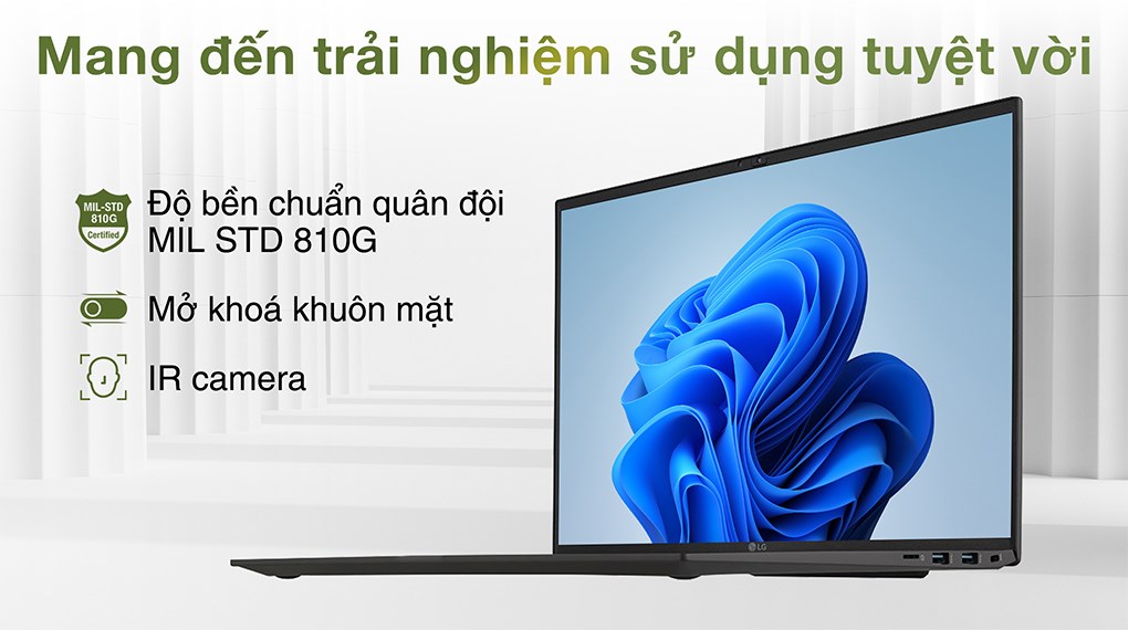 Laptop LG gram 2022 i7 1260P/16GB/512GB/Win11 (16Z90Q-G.AH76A5)