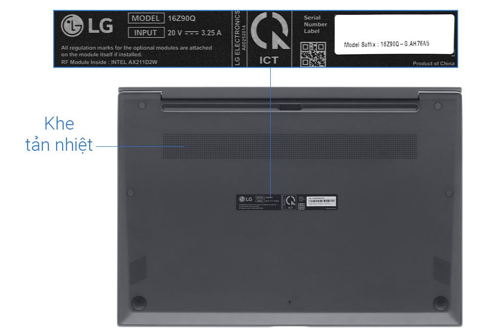 Laptop LG gram 2022 i7 1260P/16GB/512GB/Win11 (16Z90Q-G.AH76A5) - 11