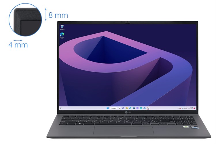 Laptop LG gram 2022 i7 1260P/16GB/512GB/Win11 (16Z90Q-G.AH76A5) Màu Xám