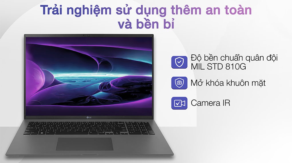 Laptop LG gram 2022 i7 1260P/16GB/512GB/Win11 (17Z90Q-G.AH76A5)