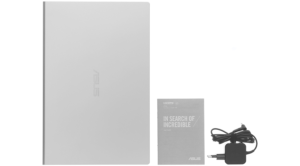 Bộ sản phẩm gồm: Sách hướng dẫn, Thùng máy, Sạc Laptop Asus
