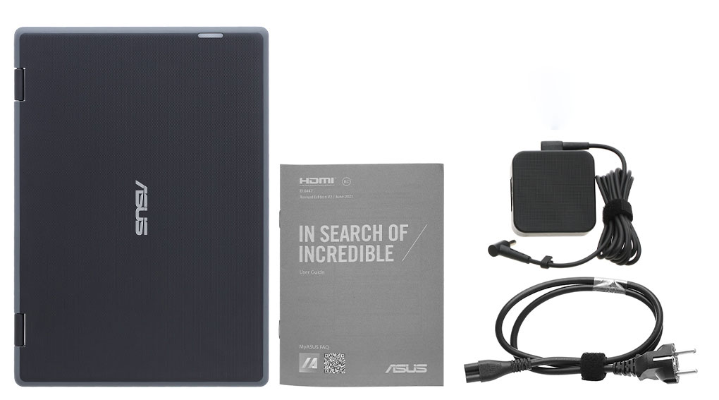 Bộ sản phẩm gồm: Thùng máy, Sạc Laptop Asus, Sách hướng dẫn