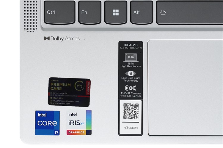 Laptop Lenovo Ideapad 5 Pro 14IAP7 i7 1260P/16GB/512GB/Win11(82SH002SVN) Màu Xám