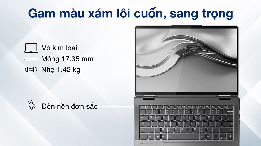 Laptop Lenovo Yoga 7 14IAL7 i7 1260P/16GB/512GB/Touch/Pen/Win11 (82QE000QVN)