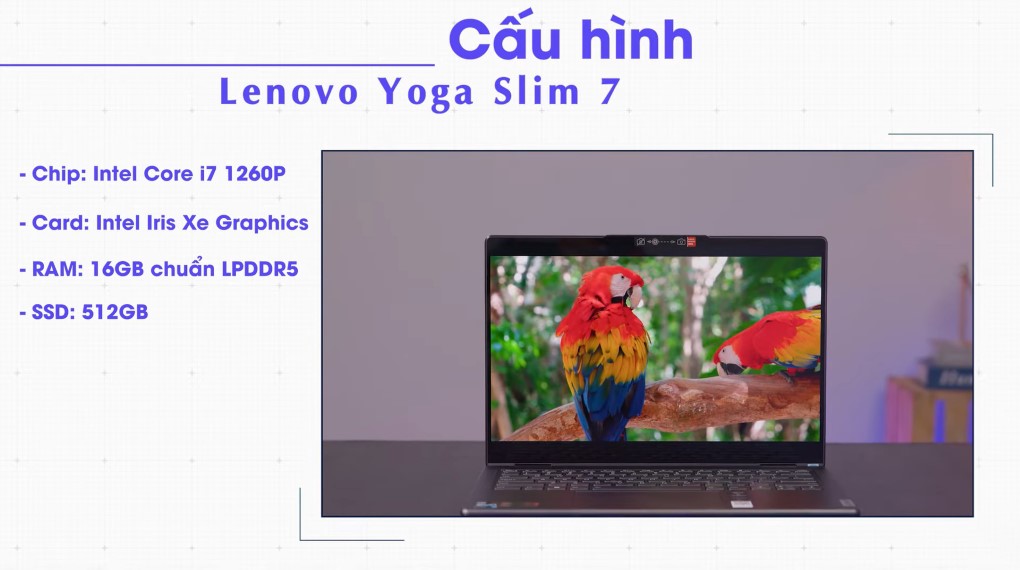 Lenovo Yoga 7 14IAL7 i7 (82QE000QVN) - Cấu hình