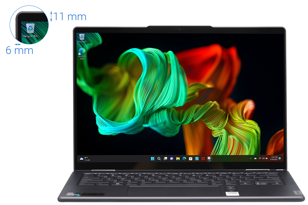 Laptop Lenovo Yoga 7 14IAL7 i7 1260P/16GB/512GB/Touch/Pen/Win11 (82QE000QVN) Màu Xám