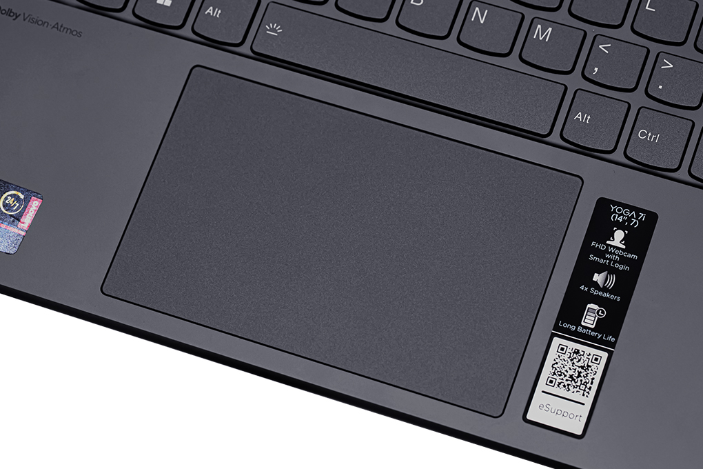 Laptop Lenovo Yoga 7 14IAL7 i7 1260P/16GB/512GB/Touch/Pen/Win11 (82QE000QVN) Màu Xám