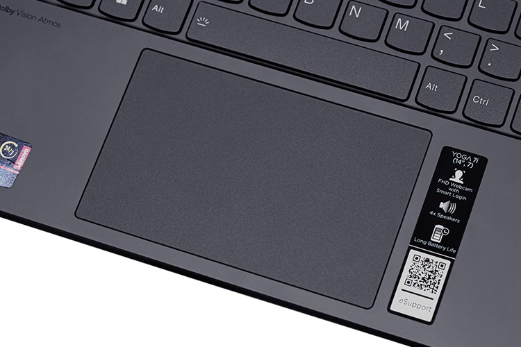 Laptop Lenovo Yoga 7 14IAL7 i5 1240P/16GB/512GB/Touch/Pen/Win11 (82QE000RVN) Màu Xám