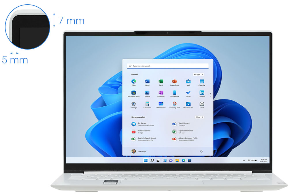 Laptop Lenovo Yoga Slim 7 Carbon 13ITL5 i7 1165G7/16GB/1TB/Win11 (82EV00AWVN) Màu Trắng