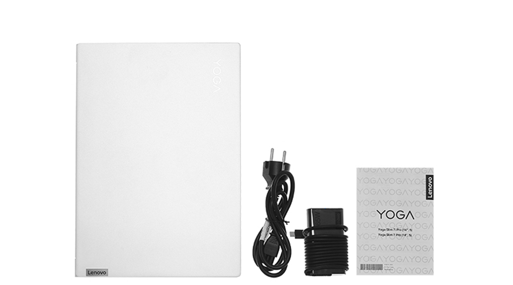 Bộ sản phẩm gồm: Sách hướng dẫn, Thùng máy, Sạc Laptop Lenovo ( 65W USB-C )