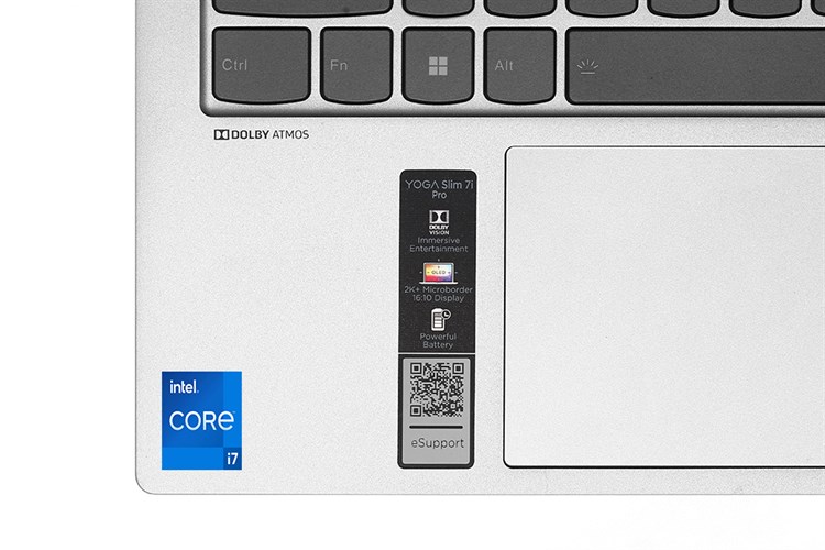 Laptop Lenovo Yoga Slim 7 Pro 14IHU5 i7 11370H/16GB/512GB/OfficeHS/Win11 (82NH00ALVN) Màu Bạc