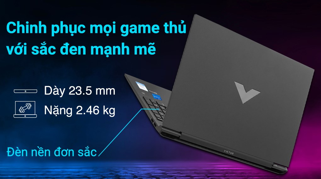 Laptop HP VICTUS 16 d0292TX i5 11400H/8GB/512GB/4GB RTX3050Ti/144Hz/Win11 (5Z9R3PA)