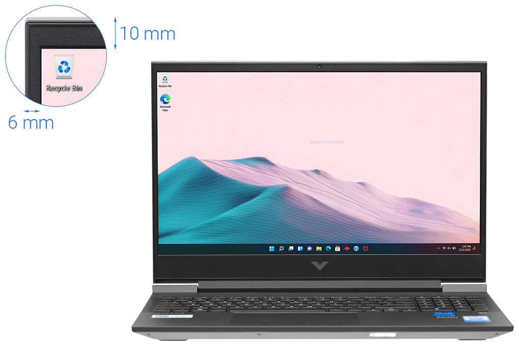 Laptop HP VICTUS 16 d0292TX i5 11400H/8GB/512GB/4GB RTX3050Ti/144Hz/Win11 (5Z9R3PA) Màu Đen