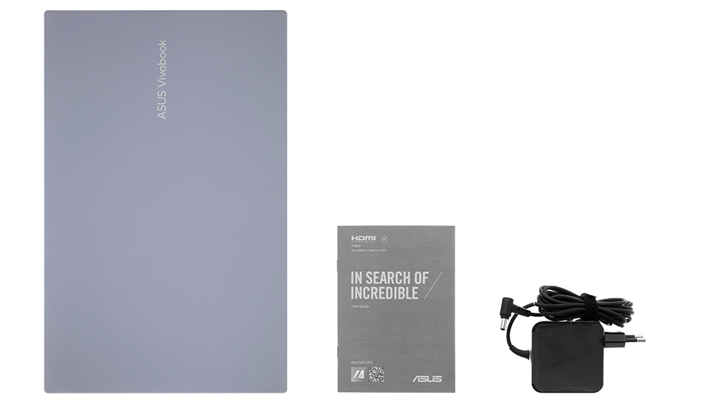 Bộ sản phẩm gồm: Thùng máy, Sạc Laptop Asus, Sách hướng dẫn