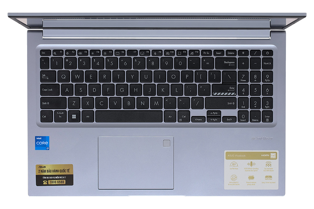 Laptop Asus Vivobook 15 X1502ZA i7 1260P/16GB/512GB/Win11 (EJ582W) Màu Bạc