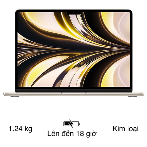 Laptop MacBook Air 13 inch M2 16GB/512GB/10GPU (Z15Z0003L)