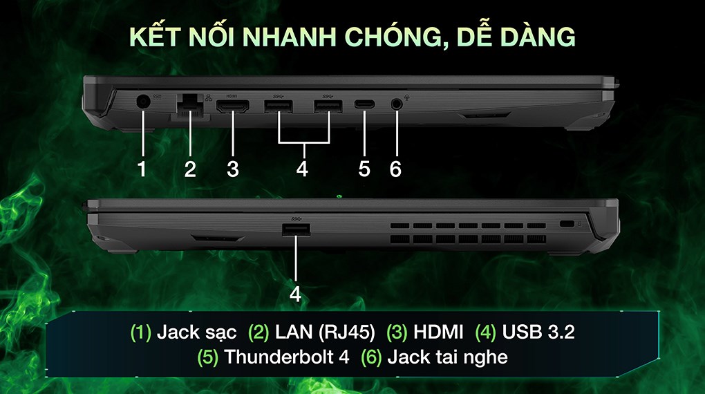 Laptop Asus TUF Gaming F15 FX506HM i7 11800H/8GB/512GB/6GB RTX3060/144Hz/Win11 (HN366W)