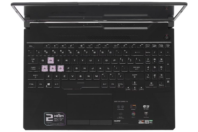 Laptop Asus TUF Gaming F15 FX506HM i7 11800H/8GB/512GB/6GB RTX3060/144Hz/Win11 (HN366W) Màu Đen