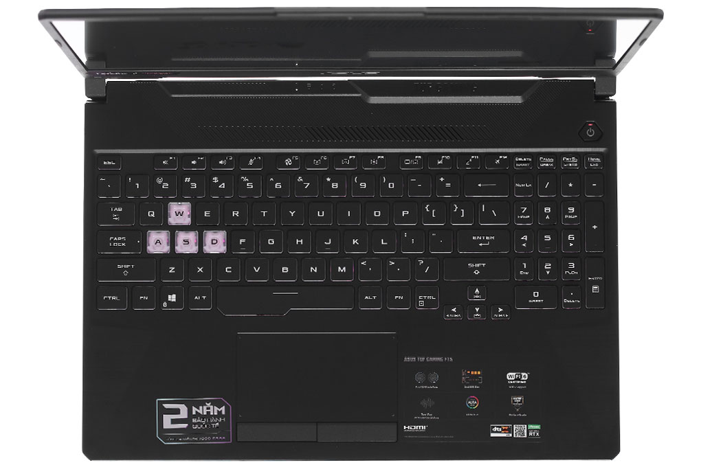 Laptop Asus TUF Gaming F15 FX506HM i7 11800H/8GB/512GB/6GB RTX3060/144Hz/Win11 (HN366W) Màu Đen