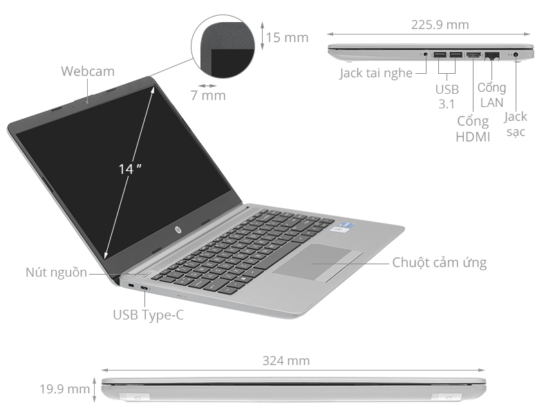 HP 240 G9 i5 1235U/8GB/256GB/Win11 (6L1Y1PA)