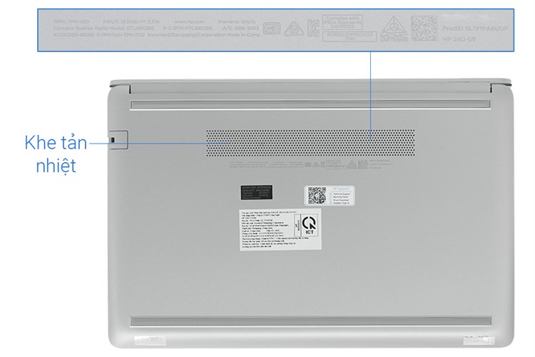 Laptop HP 240 G9 i5 1235U/8GB/256GB/Win11 (6L1Y1PA) Màu Bạc