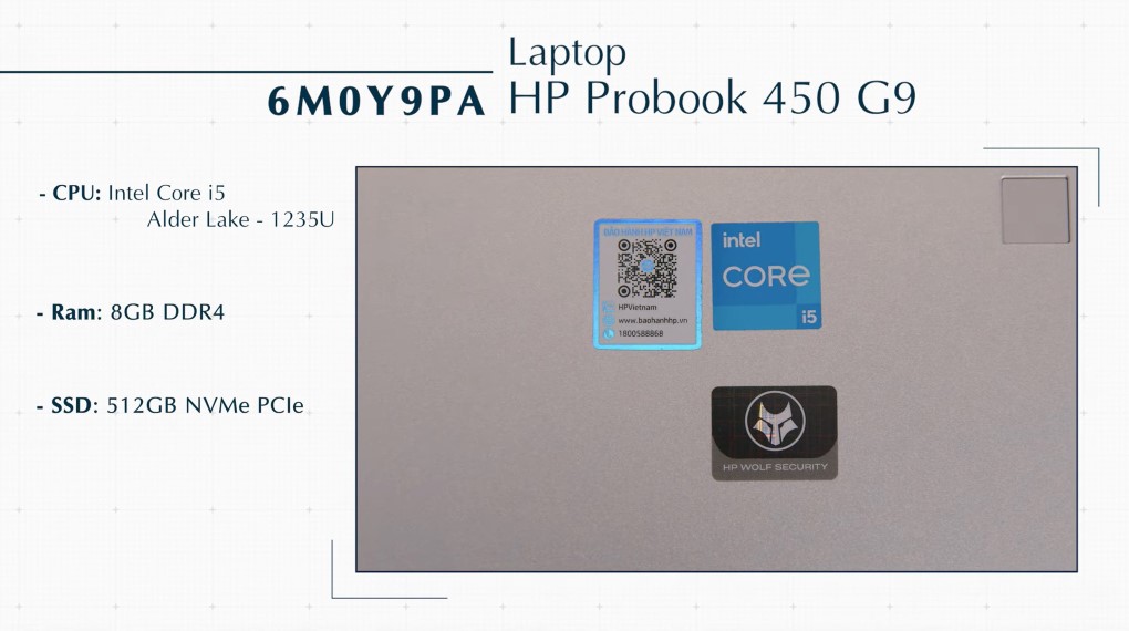 HP Probook 450 G9 i5 (6M0Y9PA) - Thông số cấu hình