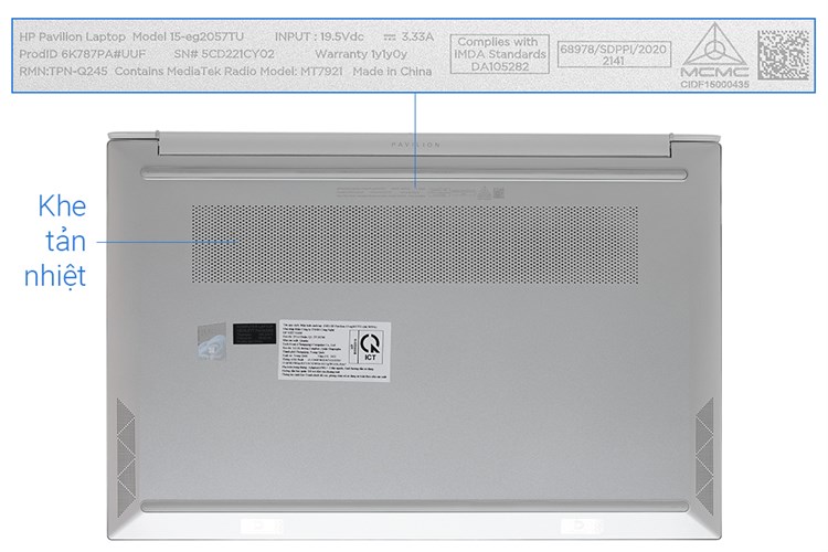 Laptop HP Pavilion 15 eg2057TU i5 1240P/8GB/512GB/Win11 (6K787PA)