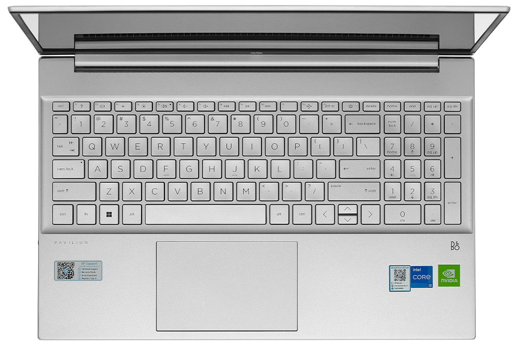 Laptop HP Pavilion 15 eg2036TX i5 1235U/8GB/512GB/2GB MX550/Win11 (6K782PA) Màu Bạc