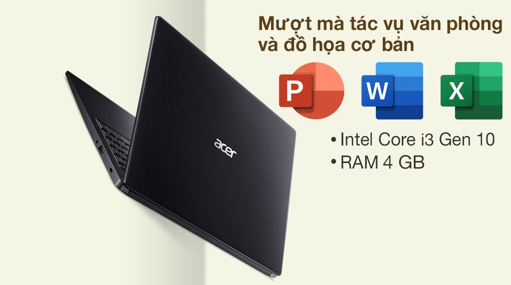 Laptop Acer Aspire 3 A315 57 379K i3 1005G1/4GB/256GB/Win11 (NX.KAGSV.001)