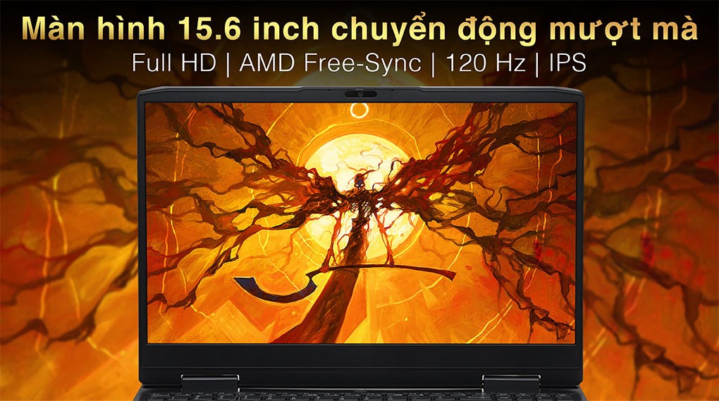 Laptop Lenovo Ideapad Gaming 3 15ARH7 R5 6600H/16GB/512GB/4GB RTX3050Ti/120Hz/Win11 (82SB007LVN)