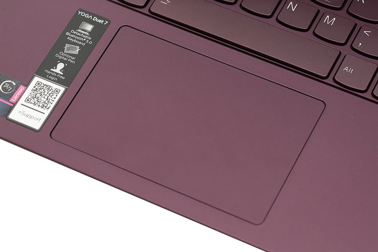 Laptop Lenovo Yoga Duet 7 13ITL6 i5 1135G7/8GB/512GB/Touch/Pen/Win11 (82MA009NVN) Màu Tím