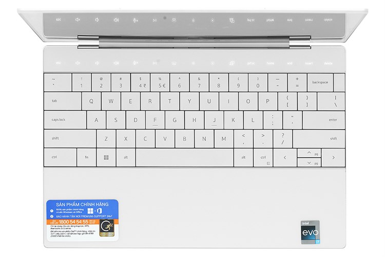 Laptop Dell XPS 13 Plus 9320 i7 1260P/16GB/512GB/Touch/Cáp/OfficeHS/Win11 (5CG56) Màu Bạc