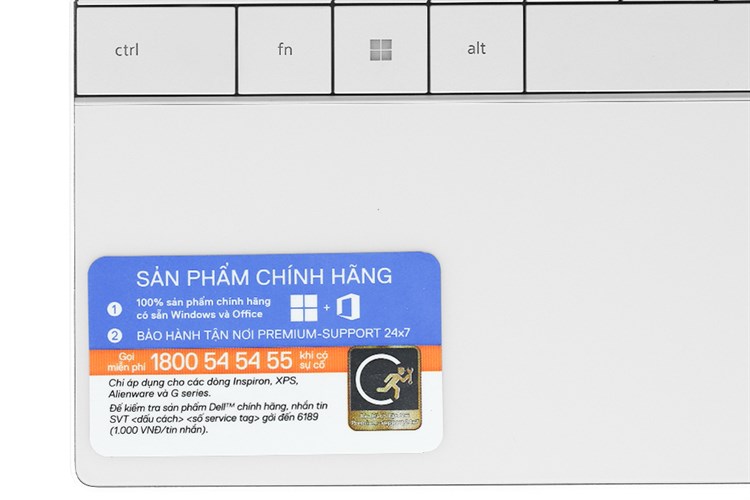 Laptop Dell XPS 13 Plus 9320 i7 1260P/16GB/512GB/Touch/Cáp/OfficeHS/Win11 (5CG56) Màu Bạc