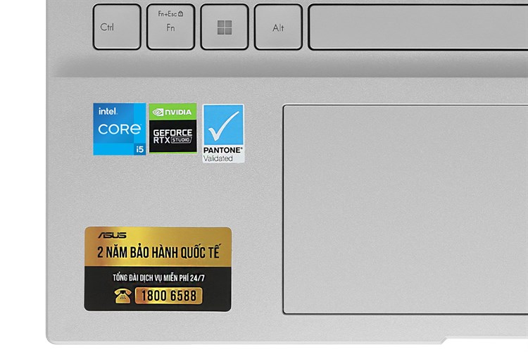 Laptop Asus Vivobook Pro 15 OLED K6502Z i5 12450H/16GB/512GB/4GB RTX3050/120Hz/Win11 (MA025W) Màu Bạc