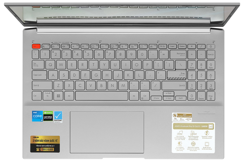 Asus Vivobook Pro 15 OLED K6502Z i5 12450H/16GB/512GB/4GB RTX3050/120Hz/Win11 (MA025W) - 7