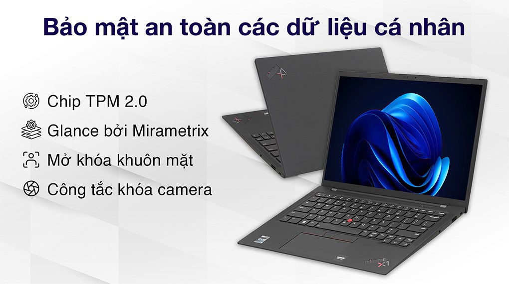 Laptop Lenovo ThinkPad X1 Carbon Gen 10 i7 1260P/16GB/512GB/Touch/Win11 (21CB00A8VN)