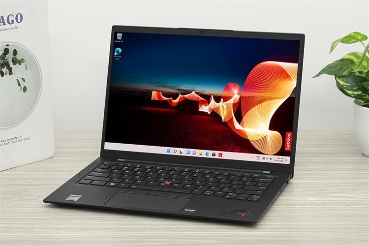 Laptop Lenovo ThinkPad X1 Carbon Gen 10 i7 1260P/16GB/512GB/Touch/Win11 (21CB00A8VN) Màu Đen
