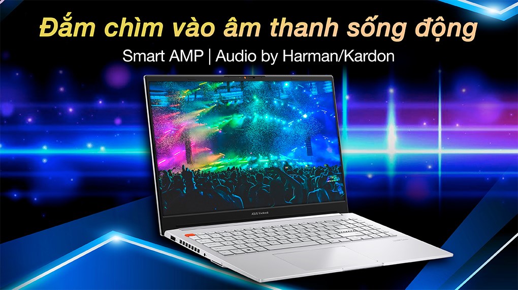 Laptop Asus Vivobook Pro 15 OLED K6502Z i7 12650H/16GB/512GB/4GB RTX3050/Win11 (MA036W)