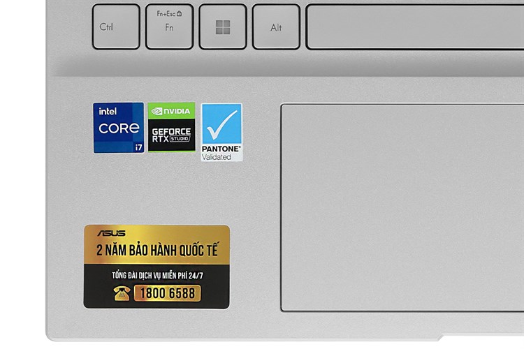 Laptop Asus Vivobook Pro 15 OLED K6502Z i7 12650H/16GB/512GB/4GB RTX3050/Win11 (MA036W) Màu Bạc