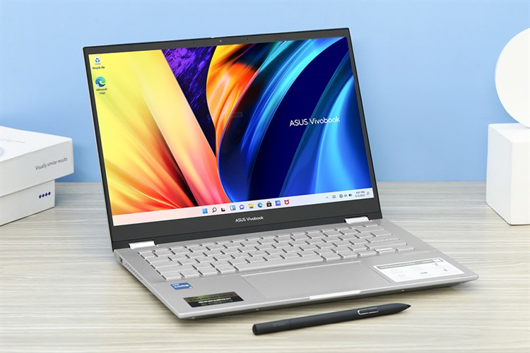 Laptop Asus Vivobook S 14 Flip TP3402ZA i5 12500H/8GB/512GB/Touch/Pen/Win11 (LZ159W) Màu Bạc