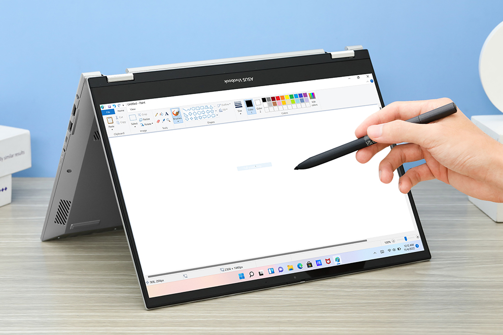 Laptop Asus Vivobook S 14 Flip TP3402ZA i5 12500H/8GB/512GB/Touch/Pen/Win11 (LZ159W) Màu Bạc