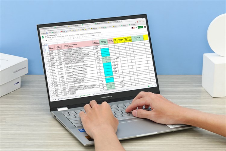 Laptop Asus Vivobook S 14 Flip TP3402ZA i5 12500H/8GB/512GB/Touch/Pen/Win11 (LZ159W) Màu Bạc