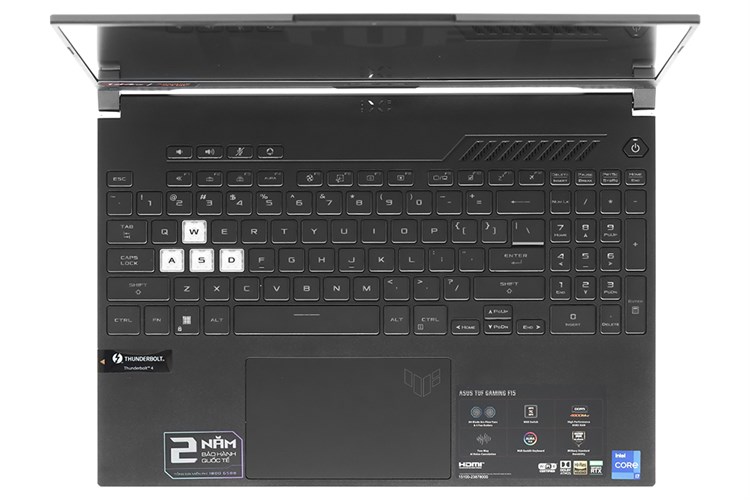 Laptop Asus TUF Gaming F15 FX507ZM i7 12700H/16GB/512GB/6GB RTX3060/144Hz/Win11 (HN123W) Màu Xám