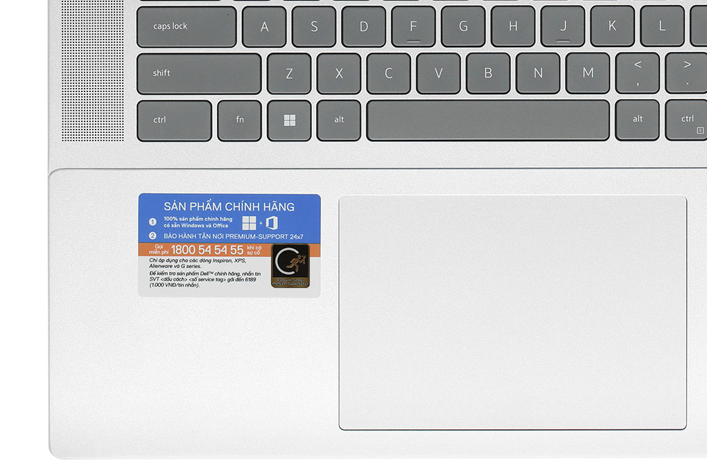Laptop Dell Inspiron 16 5620 i5 1240P/16GB/512GB/OfficeHS/Win11 (i5P165W11SLU) Màu Bạc