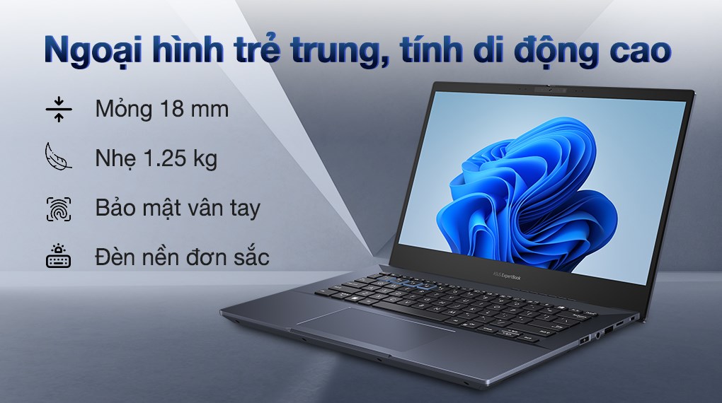 Laptop Asus ExpertBook B5402CB i5 1240P/16GB/512GB/Win11 (KI0353W)