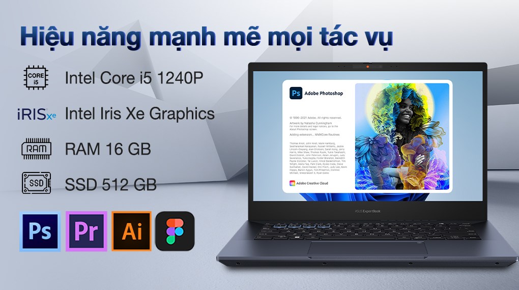 Laptop Asus ExpertBook B5402CB i5 1240P/16GB/512GB/Win11 (KI0353W)