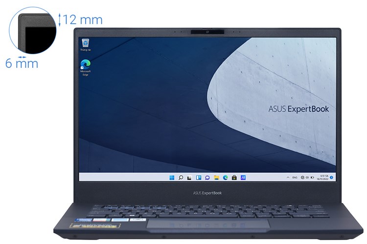 Laptop Asus ExpertBook B5402CB i5 1240P/16GB/512GB/Win11 (KI0353W) Màu Đen