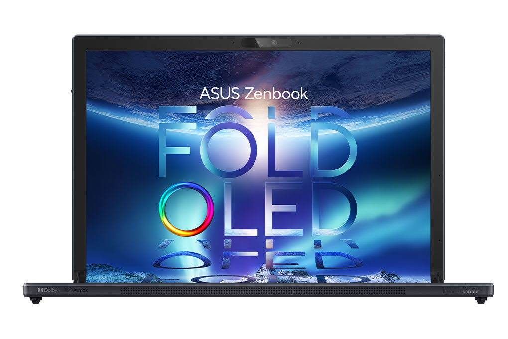 Laptop Asus Zenbook 17 Fold OLED UX9702AA i7 1250U/16GB/1TB/Touch/Cáp/Túi/Win11 (MD014W) Màu Đen