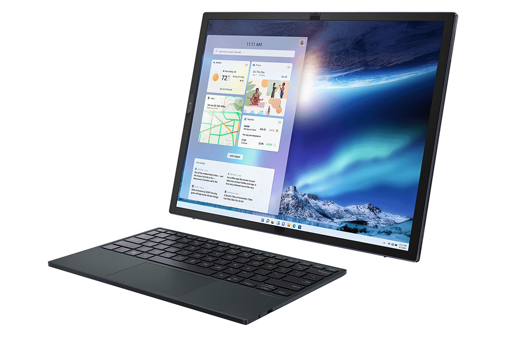 Laptop Asus Zenbook 17 Fold OLED UX9702AA i7 1250U/16GB/1TB/Touch/Cáp/Túi/Win11 (MD014W) Màu Đen